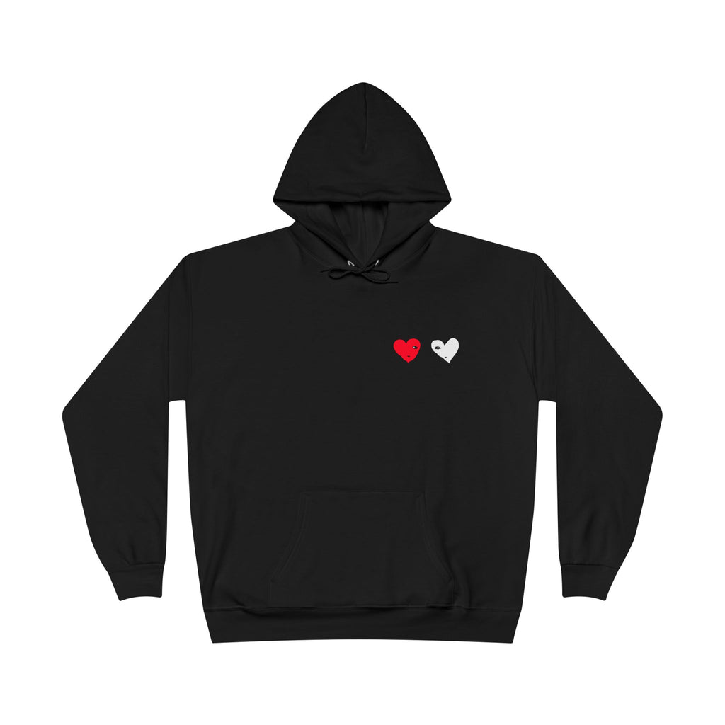 Stay Gentle Hoodie — Minimal Heart Graphic Pullover